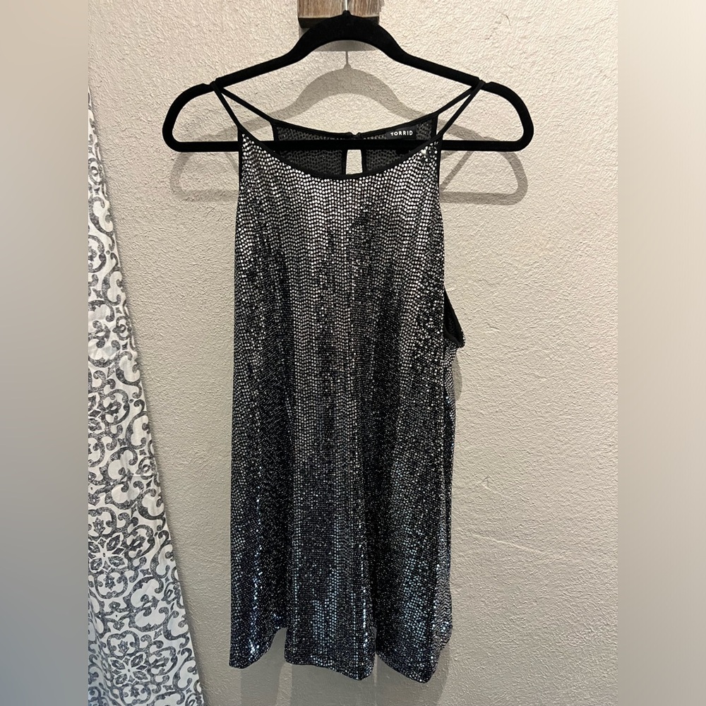 TORRID Sequin Halter Top - Picture 2 of 6